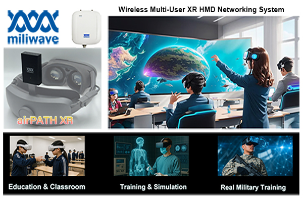 무선 메타버스 연결의 미래! ㈜밀리웨이브, ‘MVEX 2025(메타버스 엑스포)’서 airPATH XR 첫 공개