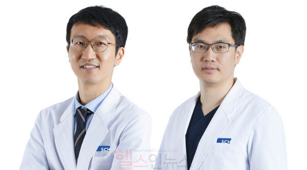 (왼쪽부터) 순천향대학교 서울병원 권성순 심장내과 교수와 윤석윤 종양혈액내과 교수 (순천향대학교 서울병원 제공)