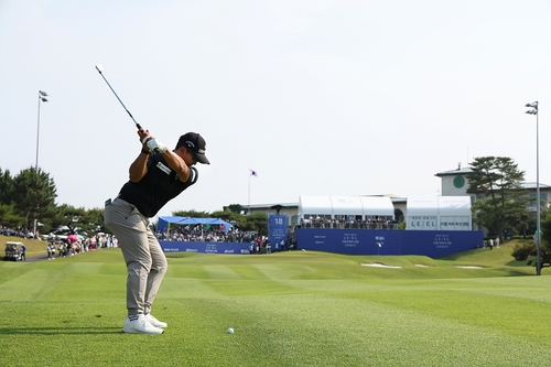 김홍택의 아이언샷 / 사진=KPGA 제공