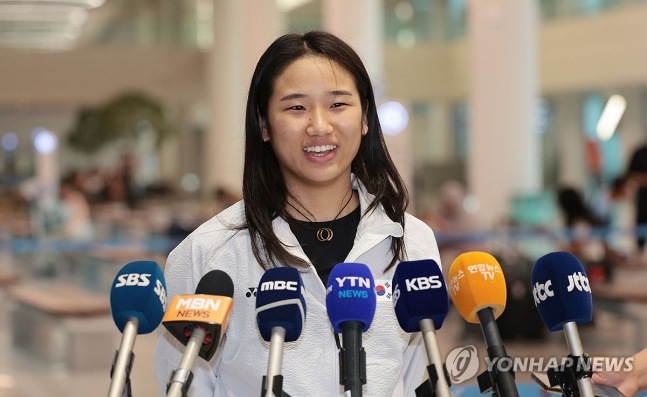 인도네시아오픈 우승 소감 밝히는 안세영 / 사진=연합뉴스