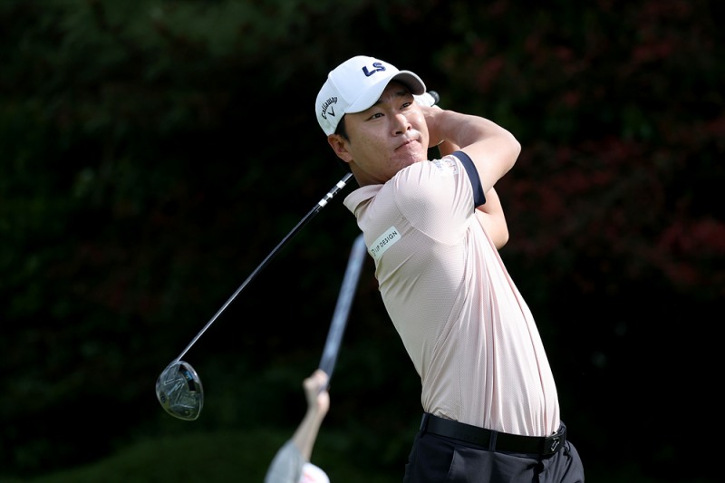 전가람의 경기 모습. /KPGA