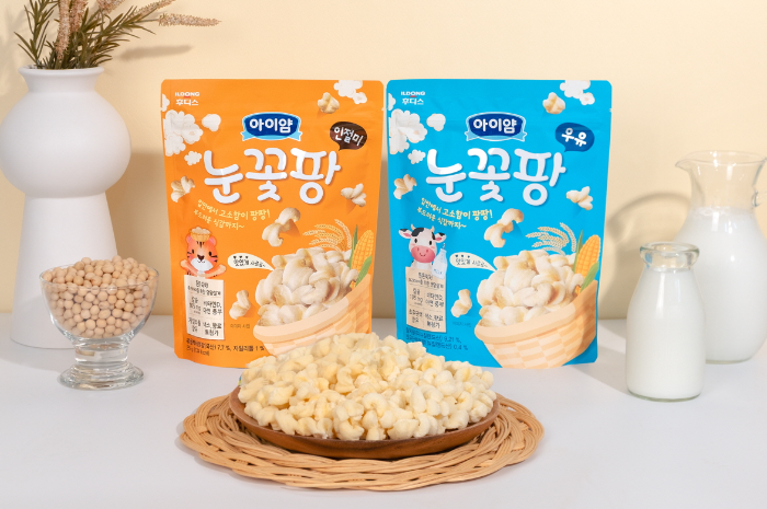 ▲일동후디스 아이얌, ‘눈꽃팡 우유&인절미’ 신제품 2종 출시