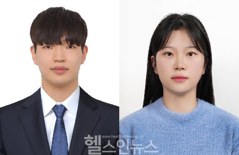 (좌측부터) 강은석 의료정보학교실 연구원, 장서희 인턴연구원 (고대의대 제공)
