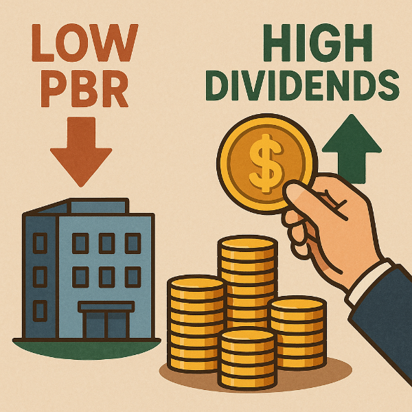 베이비부머들의 은퇴가 폭발적으로 증가하는 요즘, 특히 주목 받는 게 저PBRㆍ고배당주다.