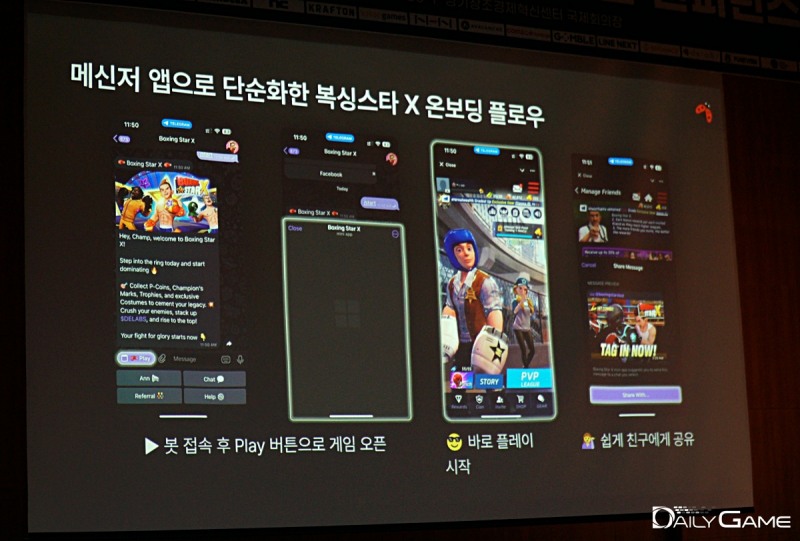 모바일 메신저 플랫폼으로 게임을 제공하면 더욱 많은 이용자를 유치하는 효과를 낼 수 있다고 한다.