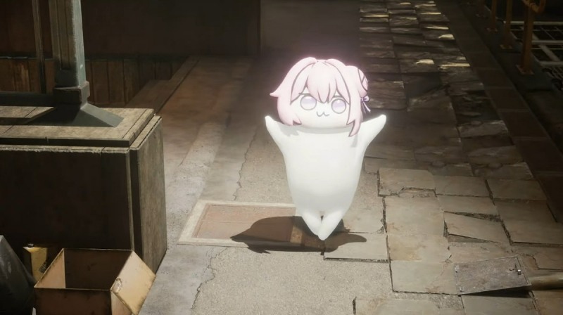 '스텔라 블레이드' PC 버전에 컬래버레이션 캐릭터로 추가된 도로롱.(출처=플레이스테이션 코리아 유튜브).