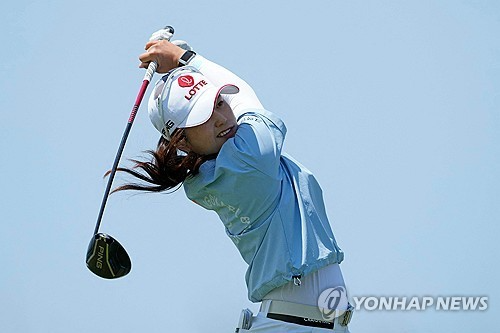 최혜진의 드라이버 스윙. / 사진=연합뉴스