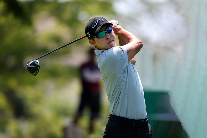 티샷 날리는 최진호. 사진=연합뉴스