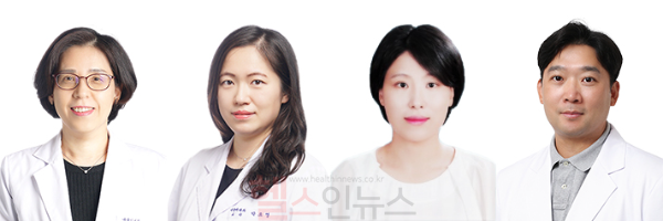 (왼쪽부터) 김난희, 박소영 고대안산병원 내분비내과 교수, 김민희, 김재영 의생명연구센터 교수 (고대안산병원 제공)