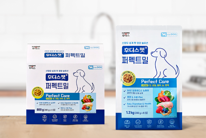 일동후디스 후디스펫, 프리미엄 기능성 사료 ‘퍼펙트밀’ 출시