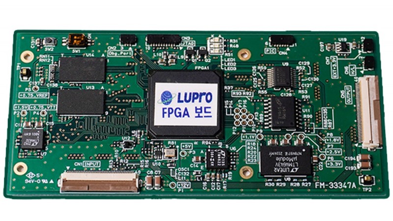엘유프로 AI 카메라 핵심 FPGA 보드. 사진제공=엘유프로