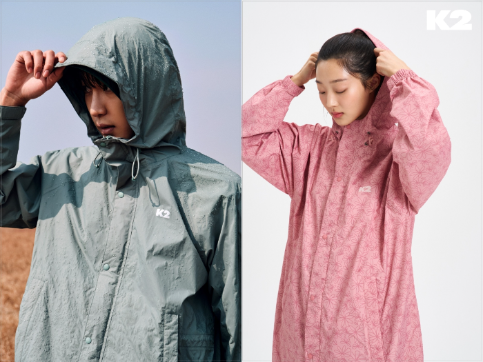 K2, 장마철 도심·아웃도어 겸용 ‘레인코트 2종’ 출시