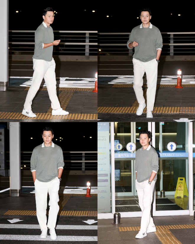 이서진, 키톤 2026 SS 컬렉션 참석차 출국…공항에서 절제된 멋 드러내