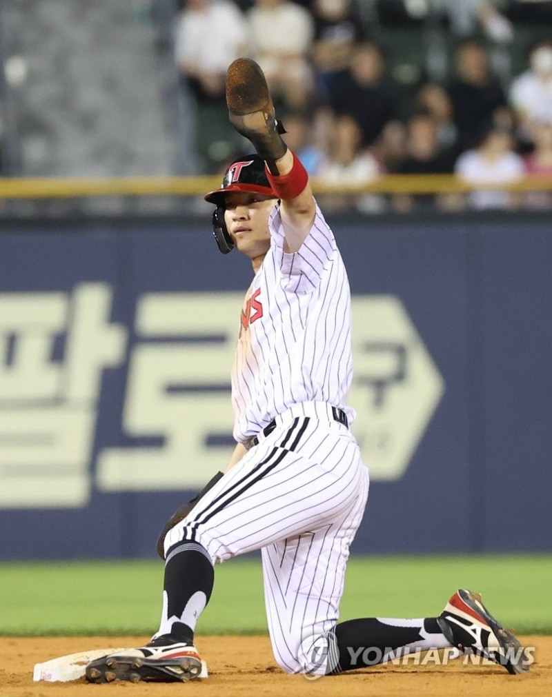 도루 성공한 박해민 / 사진=연합뉴스