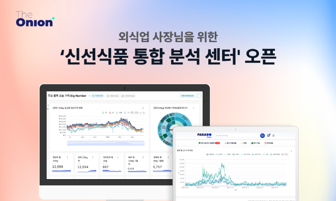 디어니언, AI 기반 ‘신선식품 통합 분석센터’ 구축…농산물 유통 데이터화 가속