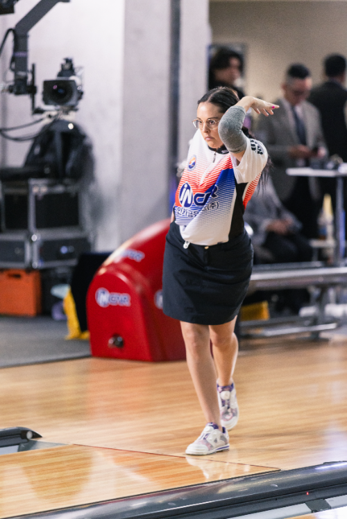 2025 인카금융 슈퍼볼링 국제오픈 스페셜 매치에 참여한 리사 노드스트롬 선수 / 사진제공=볼링플러스