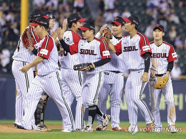 두산 상대로 대승 거둔 LG / 사진=연합뉴스