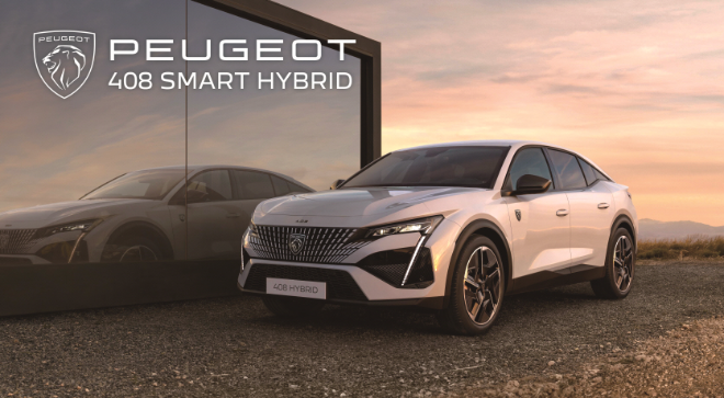 푸조 408 스마트 하이브리드 외관 ⓒ푸조