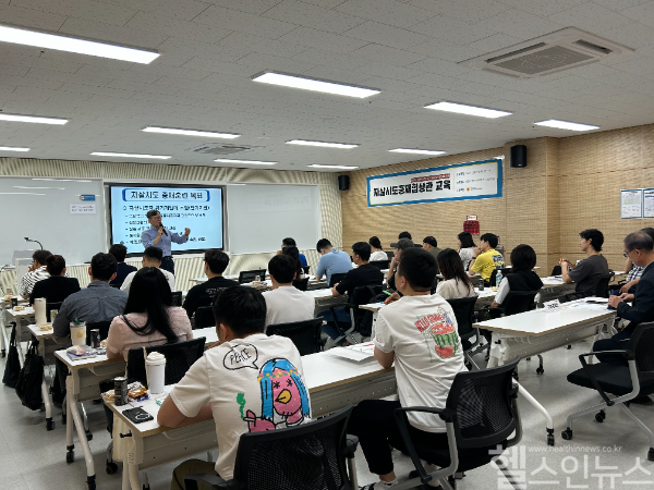 세종광역정신건강복지센터, 자살시도중재 협상관 교육 현장 (세종충남대병원 제공)