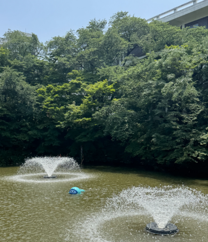 지역창업기업 그로윗, 친환경 자율주행 분수 성공적 시연 (사진제공=서울대학교)