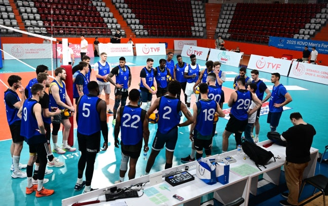 프로배구 남자부 트라이아웃 장면