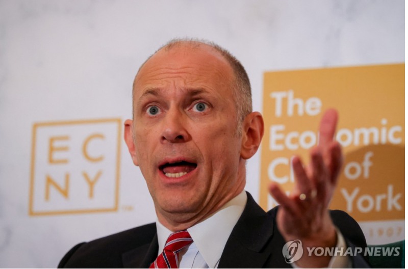 오스탄 굴스비 시카고 연은 총재. 사진=로이터통신, 연합뉴스