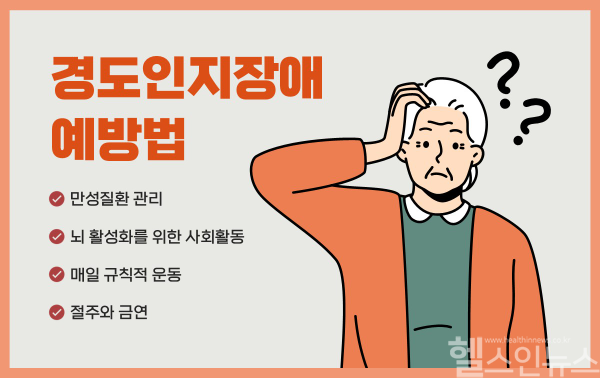 경도인지장애 예방법 (힘찬병원 제공)