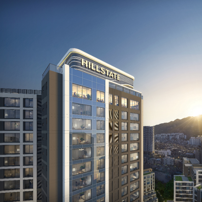 하이라이브 사업을 통해 개선된 외관 투시도 ⓒ현대건설