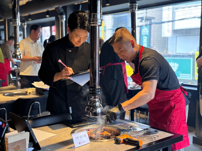 제12회 그릴링마이스터 실기 시험장 모습