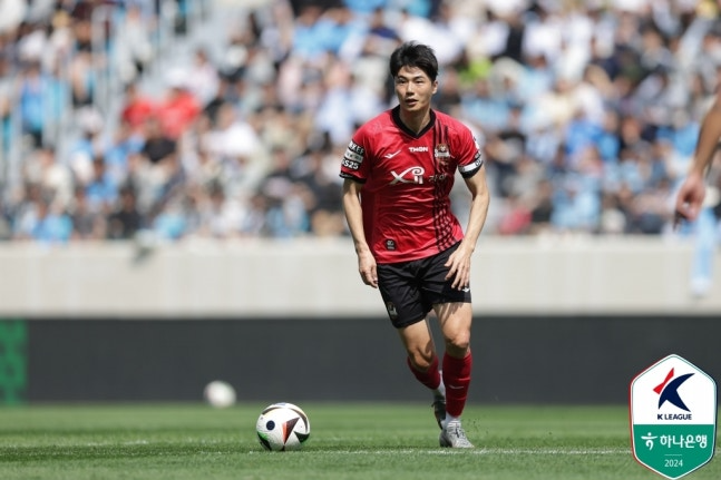 기성용이 FC서울에서 뛸 때 모습.