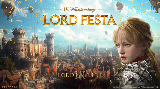 '로드나인' 서비스 1주년 기념 행사 '로드 페스타'(LORD FESTA) 관련 이미지. 자료 제공 : 스마일게이트