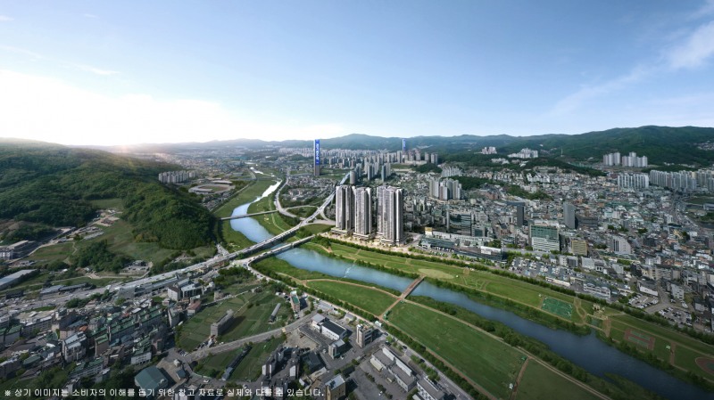 해링턴 스퀘어 리버파크 항공조감도