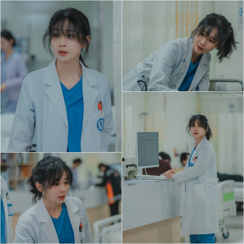 ‘메리 킬즈 피플’ 이보영, 응급실 안 고군분투 현장 포착…180도 달라진 눈빛과 표정