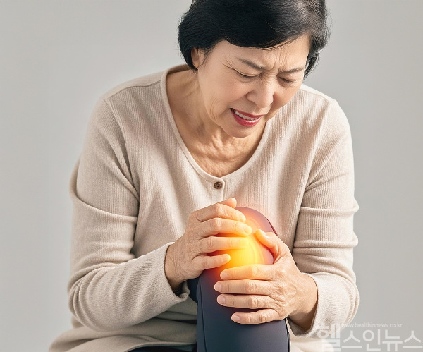 완경기 이후 무릎 반월상 연골 손상 위험이 높아져, 조기 진단과 근력 관리가 중요하다. (클립아트코리아)