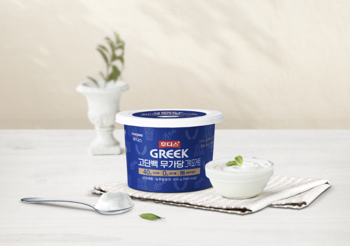 일동후디스, 단백질 40g ‘후디스 그릭요거트 고단백 무가당’ 출시
