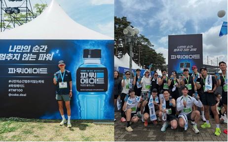 ▲인스타그램 캡처 @jinusean3000, @k_sw (왼쪽부터)  ▲사진제공 : 코카-콜라사