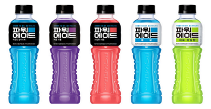 ▲ 파워에이드 5종 제품 이미지 (사진제공=코카-콜라사)