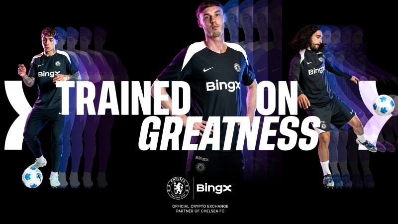 빙엑스와 첼시 FC, 'Trained on Greatness' 캠페인과 25/26 시즌 트레이닝 키트 공개