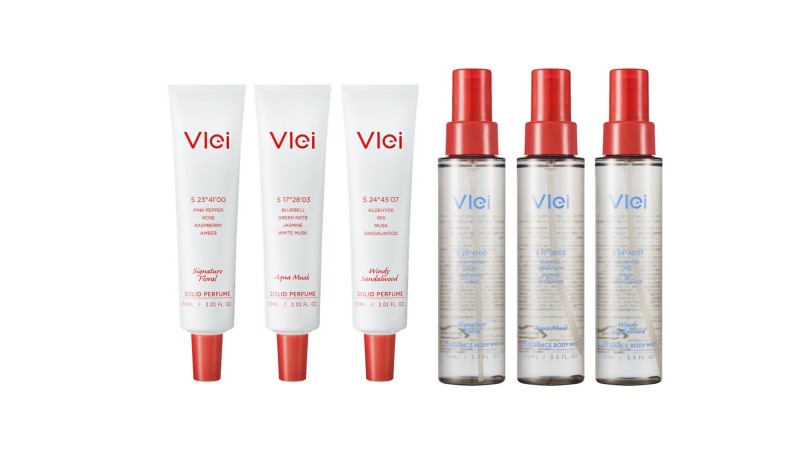 애경산업이 퍼퓸 바디케어 브랜드 ‘블레이’(Vlei)를 생활용품 전문점 다이소에 선보이며 본격적인 유통 확대에 나섰다. (애경산업 제공)