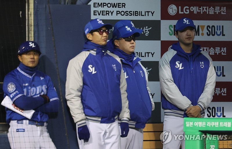 분위기 안좋은 삼성 / 사진=연합뉴스