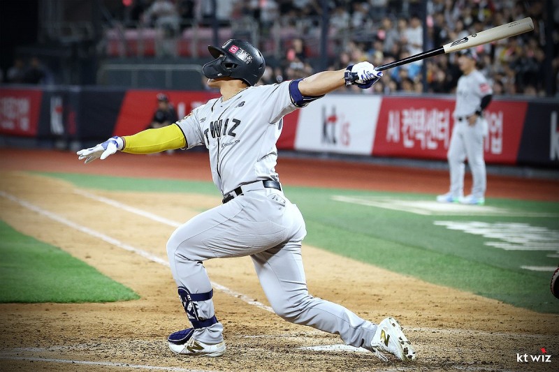 kt 안현민 홈런 / 사진=kt wiz 제공