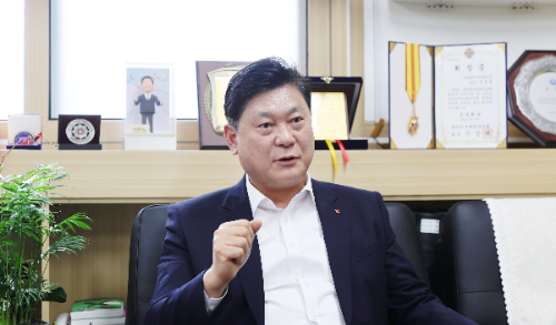 민선8기 취임 3년  이영훈 인천미추홀구청장 인터뷰 사진