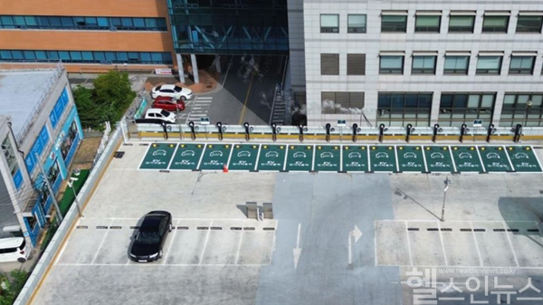 전기차충전소 사진 (강원대학교병원 제공)