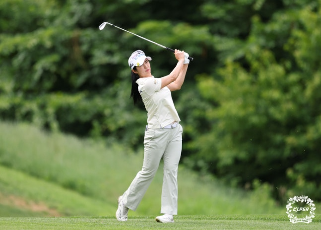 이세희의 경기 모습. /KLPGA