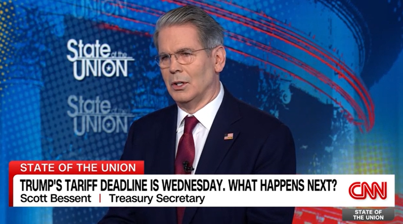 (상보) 美베센트 "협상 불발 국가에 8월1일부터 상호관세 적용"