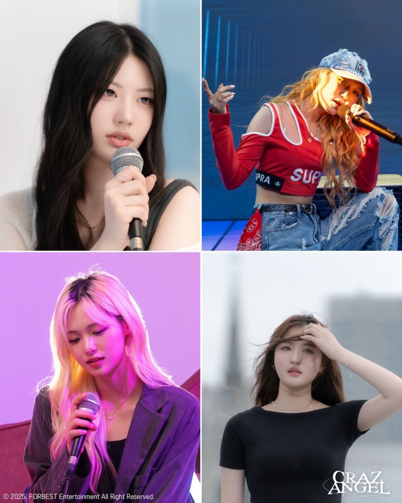 크레이즈엔젤, 정식 데뷔 앞두고 특급 가창력 인증…4인 4색 커버곡 콘텐츠 깜짝 공개