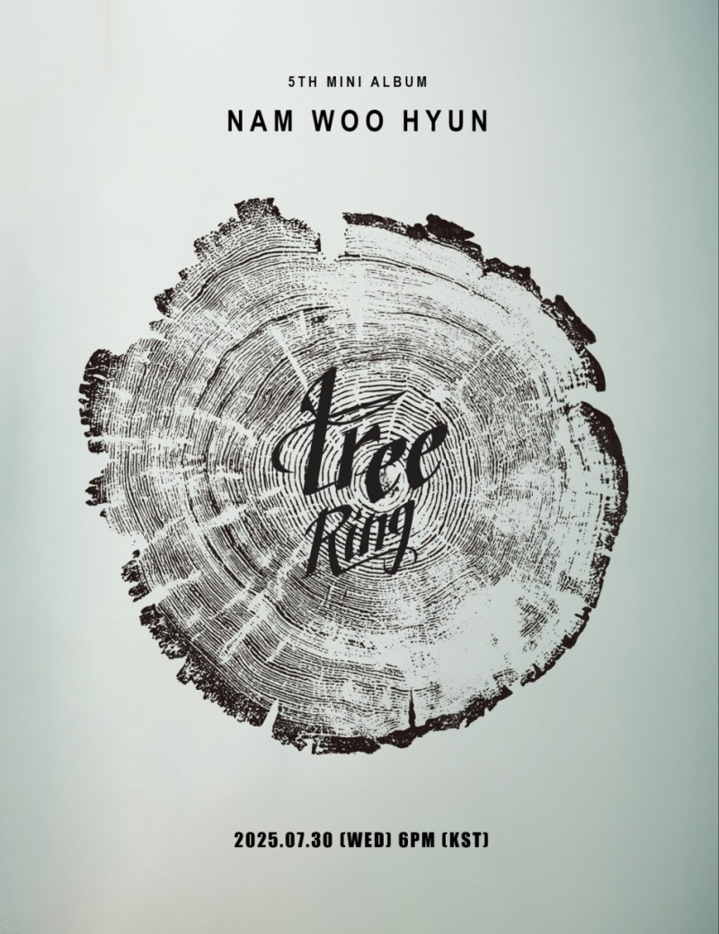 인피니트 남우현, 30일 새 앨범 ‘Tree Ring’으로 컴백 확정…‘유니크 무드’ 커밍순 이미지 공개