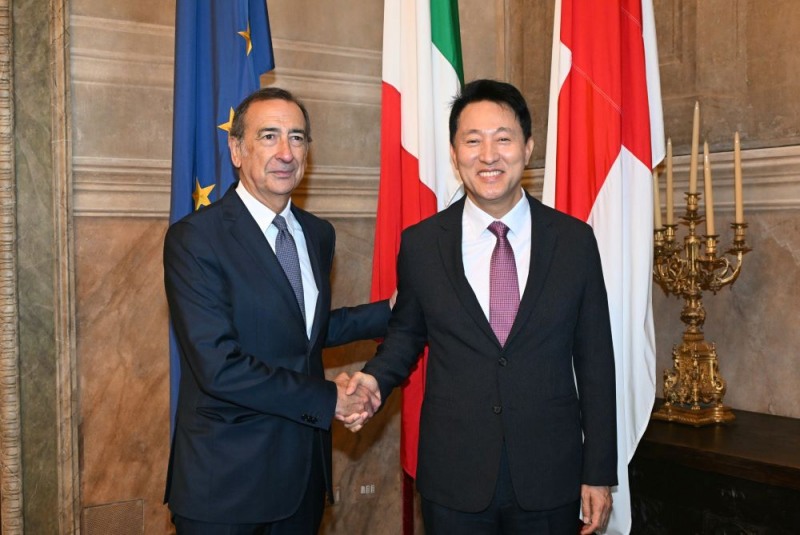 오세훈 서울시장과 주세페살라 밀라노시장