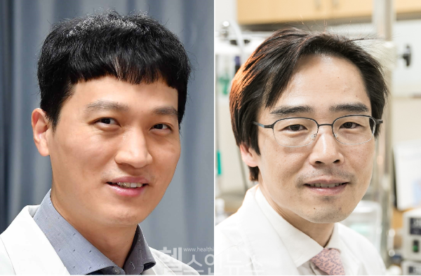 (왼쪽부터) 이동한, 김창희 건국대병원 이비인후-두경부외과 교수 (건국대병원 제공)