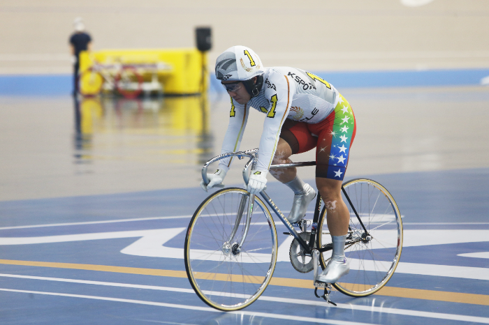 경주 출전을 위해 출발대로 향하는 임채빈(25기, SS, 수성)